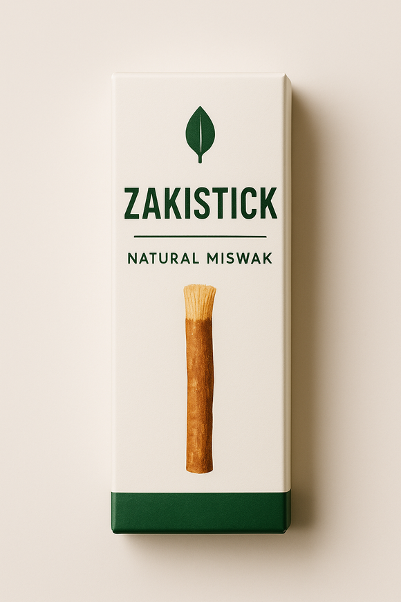 Natural Miswak sticks in eco-friendly packaging – herbal toothbrush alternative for oral care